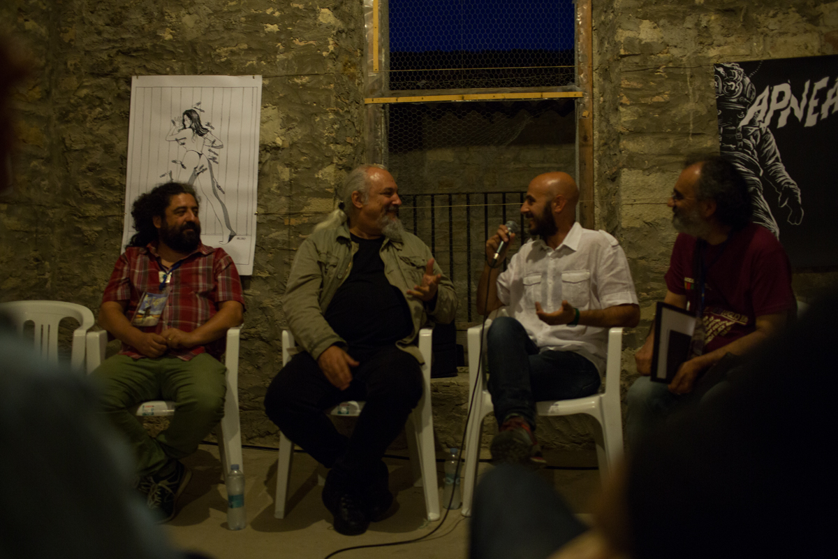 Intervista ad Eugenio Finardi e Antonello Vignaroli del M.A.T. con Andrea Parodi del Buscadero  e Antonio Paolucci